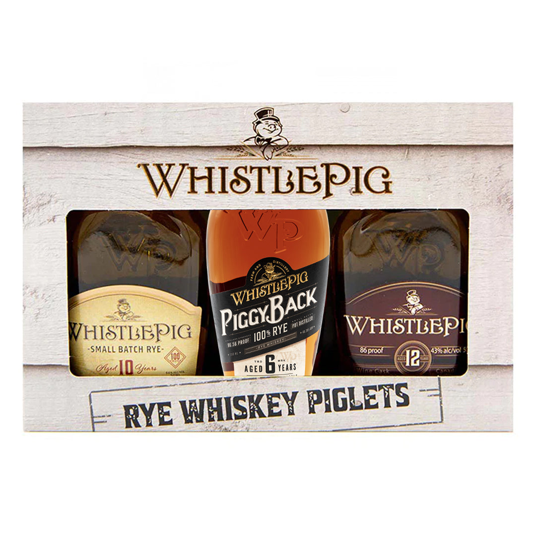 WhistlePig “Rye Whiskey Piglets” Flight Gift Set