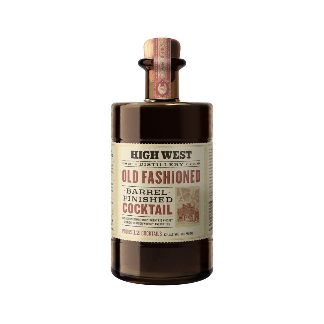 High West Distillery Old Fashioned Barrel Finished Cocktail 375ML